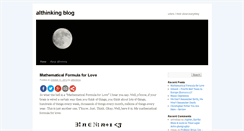 Desktop Screenshot of althinking.com
